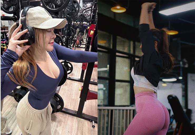 Hot girl gym siêu vòng ba tập luyện “khủng”, độ dáng đẹp tận hưởng Tết vui - 4