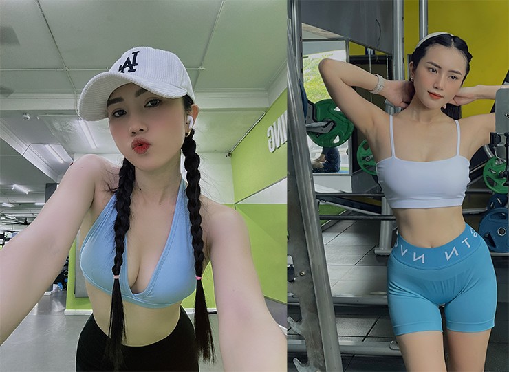 Thân hình nóng bỏng của hot girl gym Đồng Nai