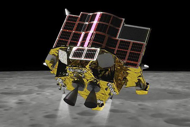 Tàu vũ trụ SLIM - Ảnh đồ họa: JAXA