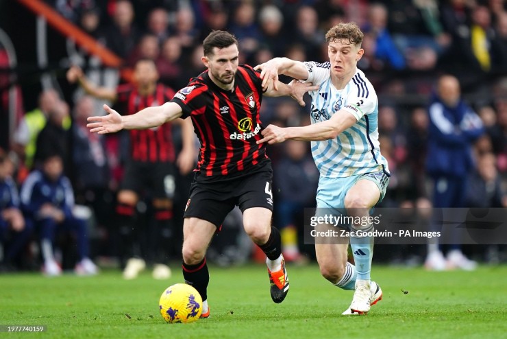 Nottingham Forest nỗ lực giành 1 điểm trên sân Bournemouth