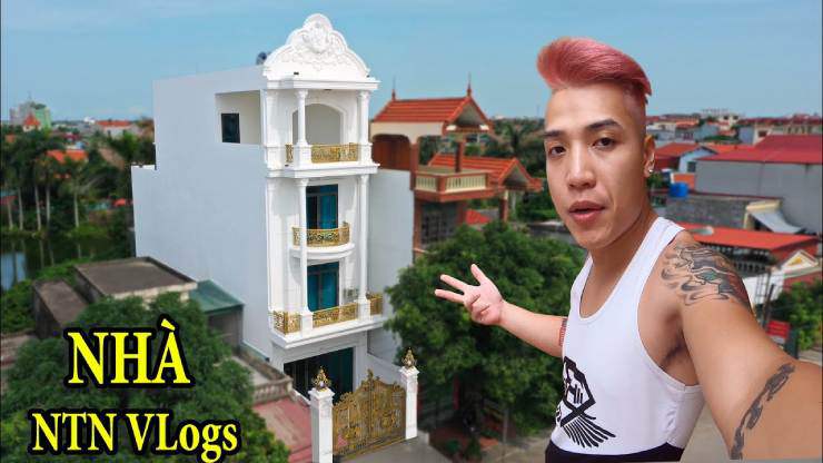 Nhờ làm YouTube,&nbsp;NTN Vlogs xây nhà khang trang ở quê, mua xe hơi, xe phân khối lớn...
