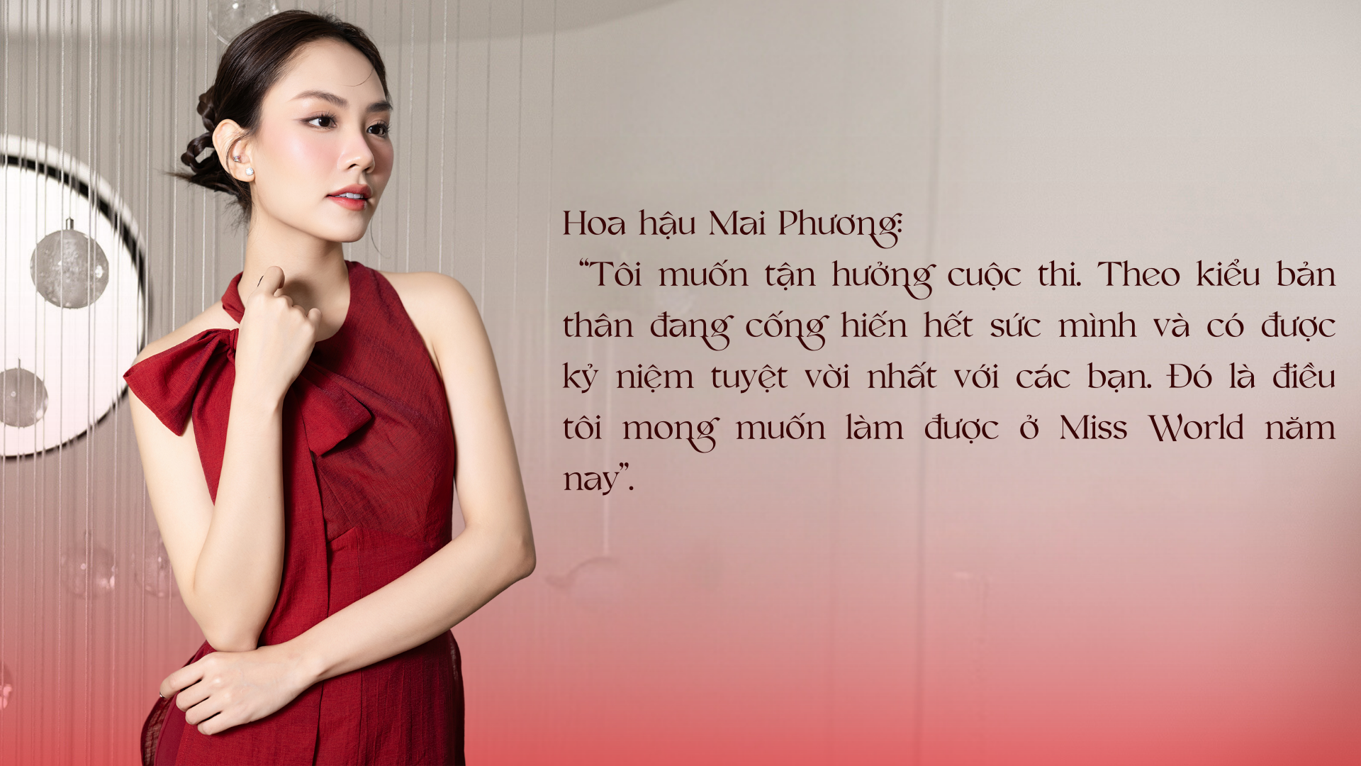 Hoa hậu Mai Phương: 
