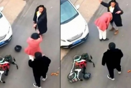 Ăn vạ khi đụng xe, người phụ nữ bỗng chốc biến thành trò cười chỉ vì hành động này