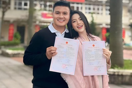 Quang Hải đăng ký kết hôn với Chu Thanh Huyền