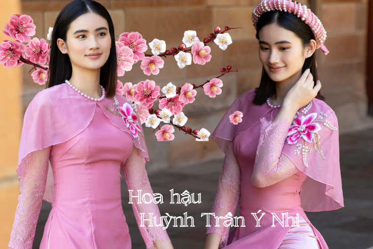 Hoa hậu Huỳnh Trần Ý Nhi đón Tết tại Úc.