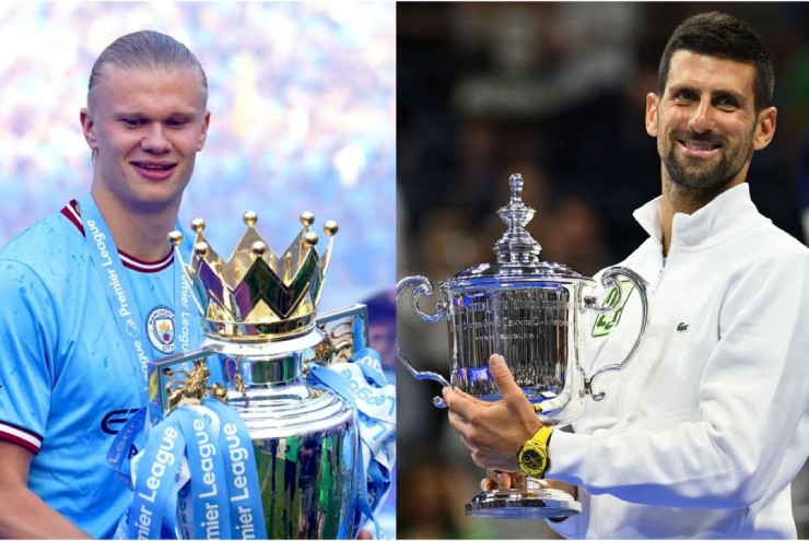 Haaland ngưỡng mộ tài năng của Djokovic