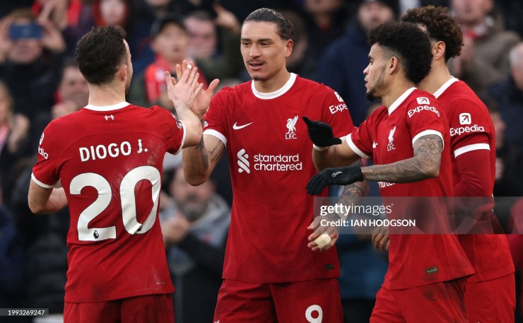 Nunez, Jota, Diaz tỏa sáng mang về chiến thắng cho Liverpool