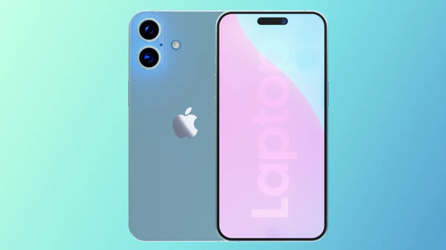 iPhone 16 render.