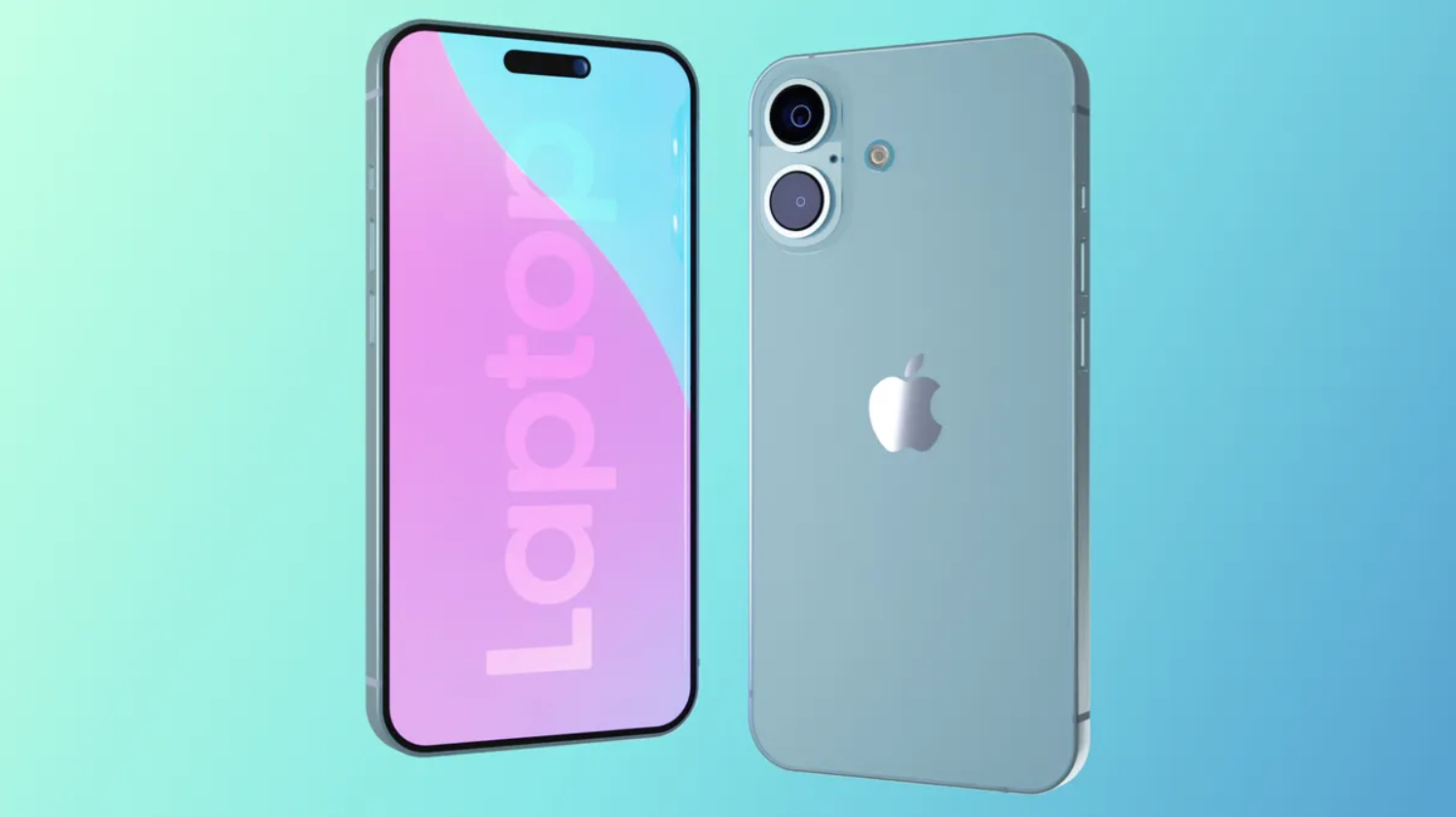 iPhone 16 render.