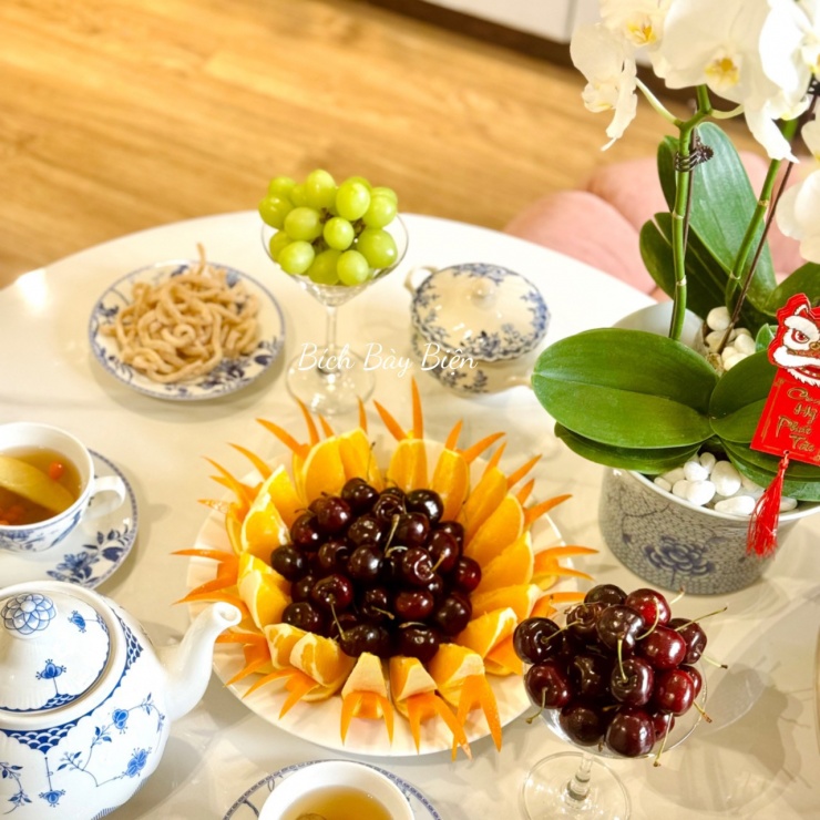 'Tròn mắt' với cách trình bày trái cây đẹp mê hồn của mẹ đảm ở Hà Nội, nhìn mà không nỡ ăn - 17