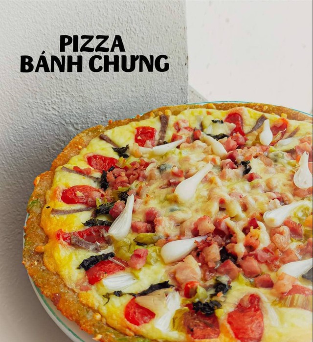 Pizza bánh chưng (Ảnh: TL)