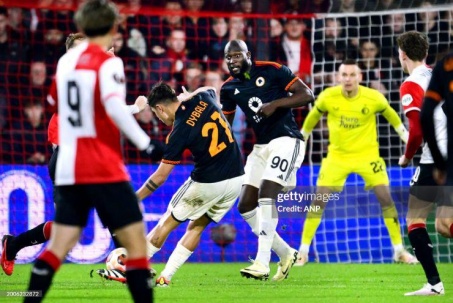Kết quả bóng đá Feyenoord - Roma: Lukaku giải cứu, lợi thế trước ngày tái đấu (Europa League)