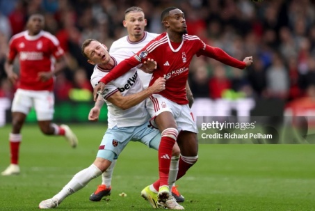 Video bóng đá Nottingham Forest - West Ham: Kalvin Phillips gây họa, chìm sâu khủng hoảng (Ngoại hạng Anh)