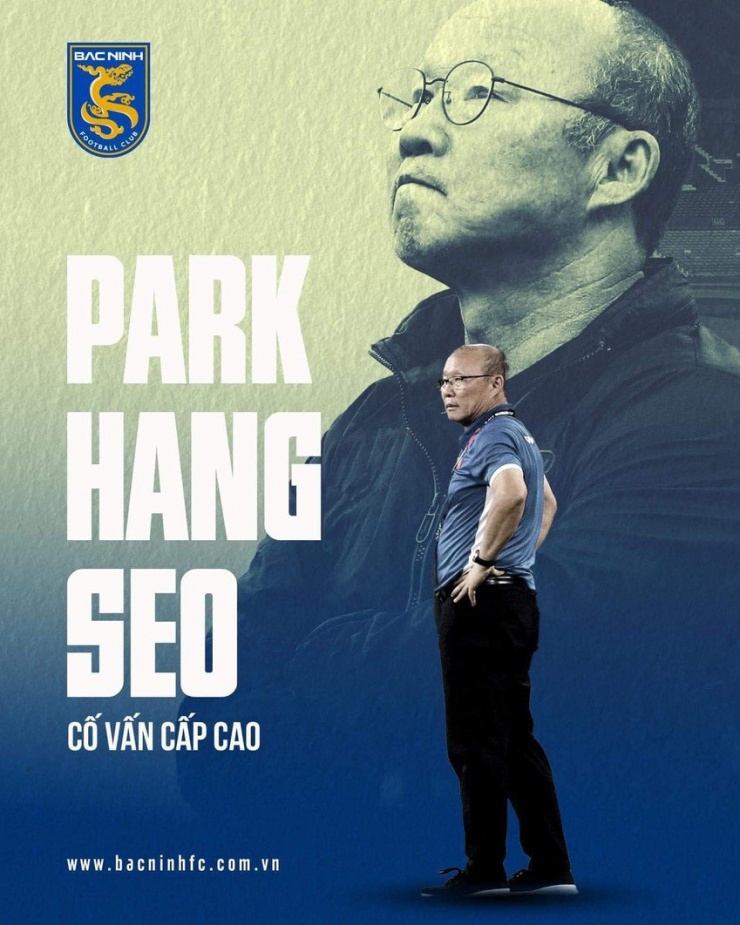 FC Bắc Ninh là dự án thứ hai của HLV Park Hang-seo với bóng đá Việt Nam. Nguồn ảnh: DJ Management