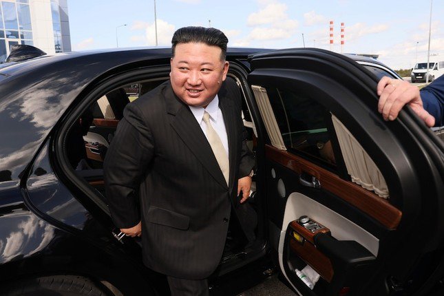  Chủ tịch Triều Tiên Kim Jong-un. Ảnh:  AP 