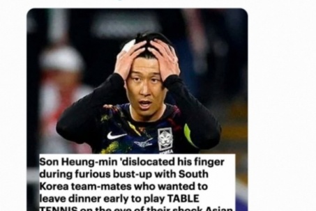 Động đến Son Heung Min, trang web bóng bàn thế giới "gặp họa"