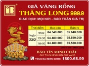 Giá Vàng Rồng Thăng Long- Bảo Tín Minh Châu ngày 23.02.2024