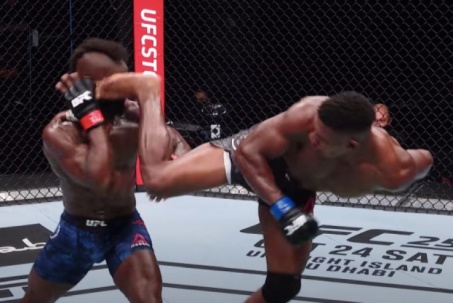 Pha đá xoay 180 độ như "Lý Tiểu Long", được chọn là cú knock-out "nóng" nhất UFC