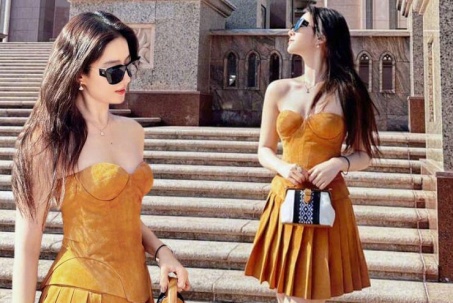 Lưu Diệc Phi mặc váy cúp khoe dáng ở UAE, U40 mà trẻ đẹp như thiếu nữ