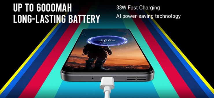 Mẫu smartphone này cũng đi kèm pin 6000 mAh có hỗ trợ sạc 33 W. Để dễ điều khiển nội dung trong trò chơi, Nubia Neo 2 5G thậm chí được ZTE cung cấp cặp nút kích hoạt bên hông.
