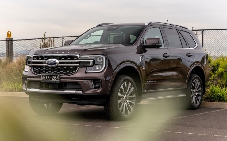 Hình ảnh tham khảo Ford Everest Platinum tại Úc.