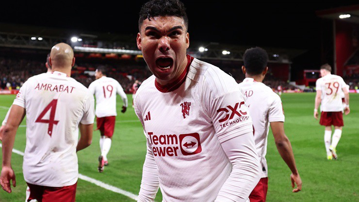 Casemiro là "người hùng" giúp MU đánh bại&nbsp;Nottingham Forest