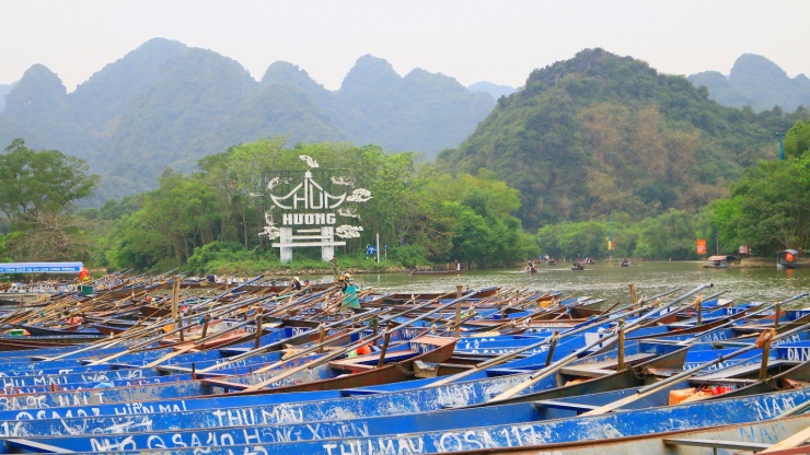 Bến Đục – nơi bắt đầu của suối Yến để lên thuyền vào chùa Hương