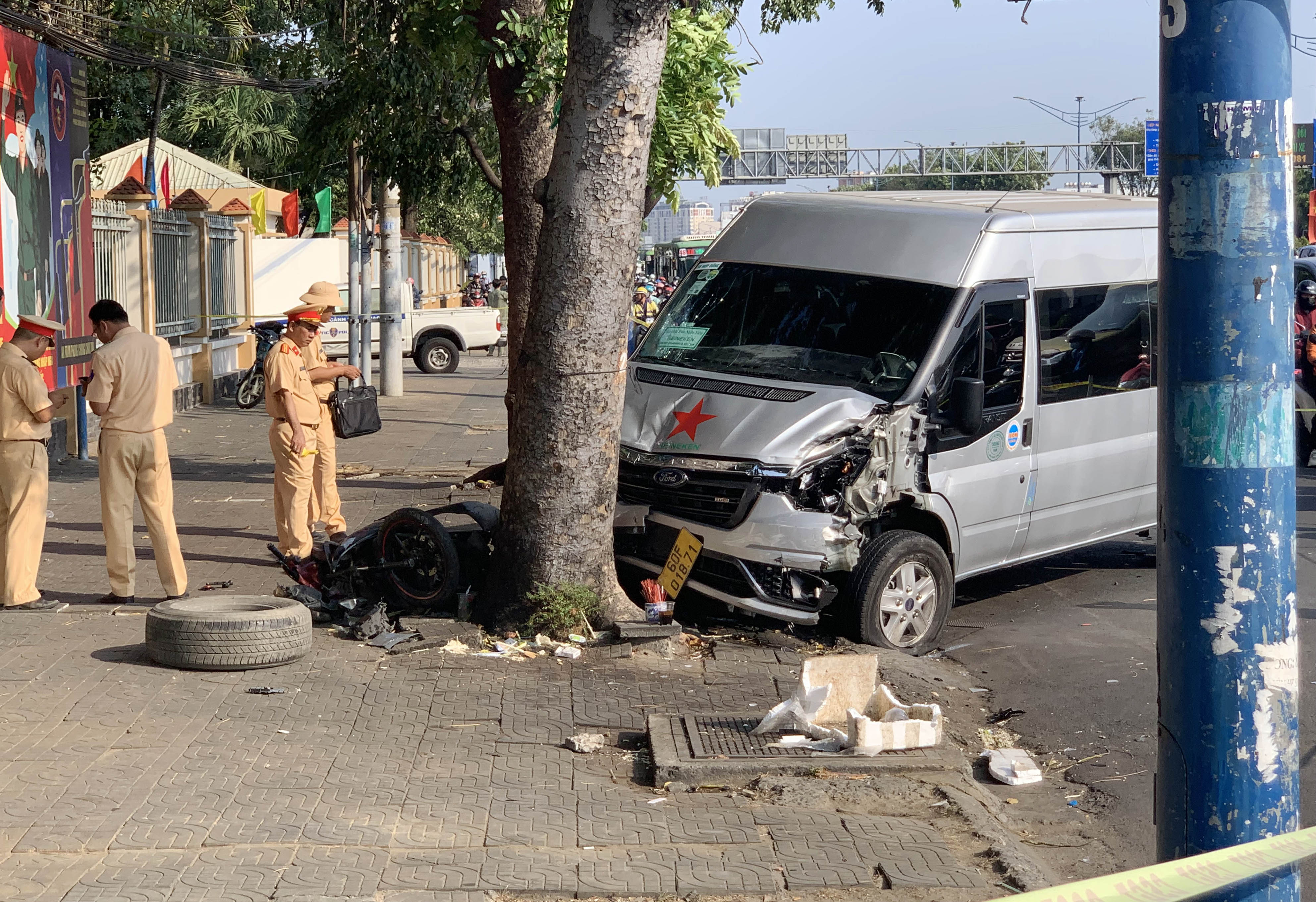 Hiện trường vụ tai nạn