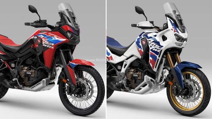 Africa Twin 2024 bản tiêu chuẩn (trái) và bản Adventure Sport ES (Ảnh: Rushlane). 