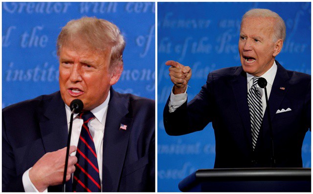 Cựu Tổng thống Donald Trump thách thức Tổng thống Joe Biden tranh luận, tuyên bố sẵn sàng tham gia "mọi lúc, mọi nơi, mọi địa điểm". Ảnh: Reuters