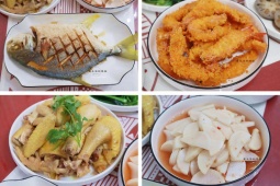 Thực đơn 4 món ngon lành đủ chất
