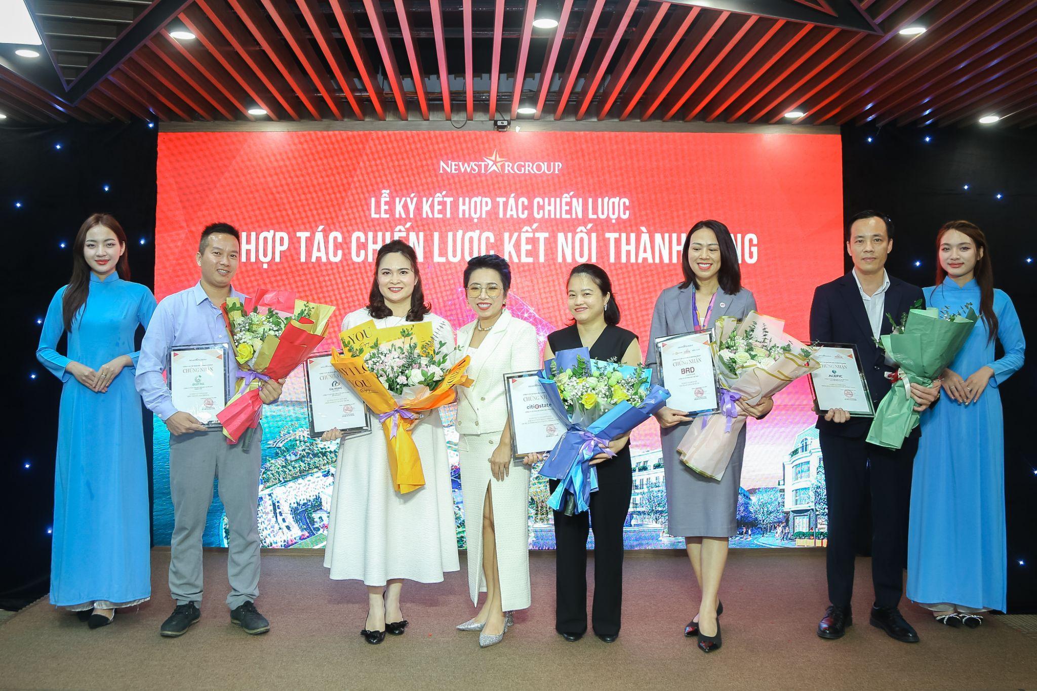 Chủ đầu tư NewstarGroup bắt tay hợp tác với 5 đối tác chiến lược đa ngành