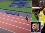 Mbappe đua 100m với  " Vua tốc độ "  Usain Bolt, bị chê chạy chậm hơn các cô gái