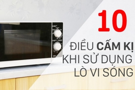 Bạn có biết 9 điều cấm kỵ khi sử dụng lò vi sóng?