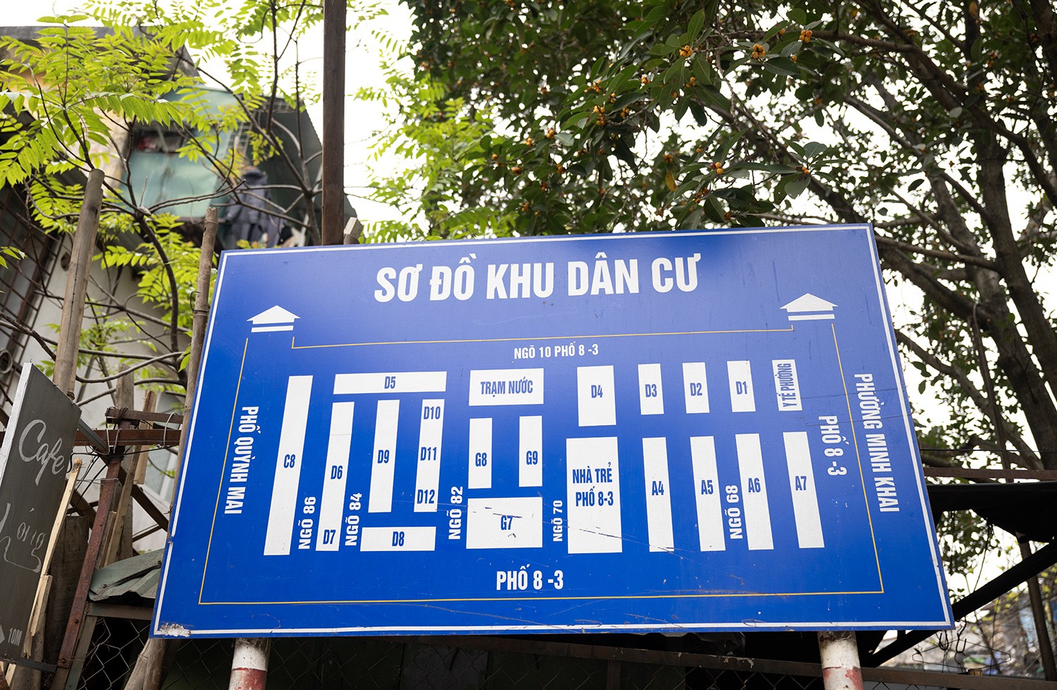 Sơ đồ khu dân cư phố 8/3.