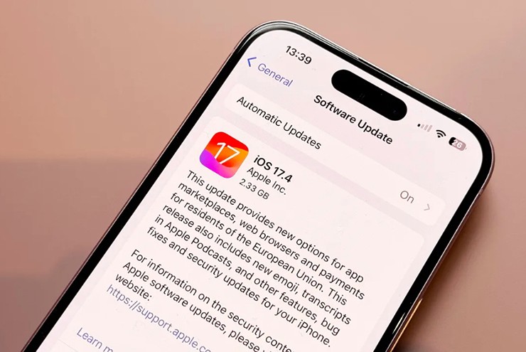 Apple đã phát hành iOS 17.4.