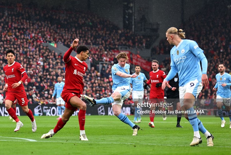 Liverpool và Man City cống hiến trận đấu với nhiều pha bóng đáng chú ý