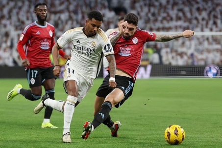 Trực tiếp bóng đá Real Madrid - Celta Vigo: Đội khách vỡ trận (La Liga) (Hết giờ)