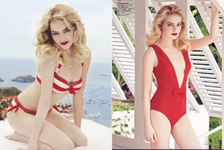 Nữ chính phim ngập cảnh nóng vừa giành giải Oscar có làn da trắng mịn, mặc bikini gây sốt