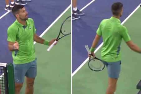 Djokovic bị đối thủ kém 16 tuổi "lừa", ấm ức vì mất break-point