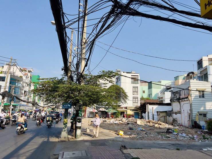 Mặt bằng khu vực quận 3 để phục vụ thi công Metro 2