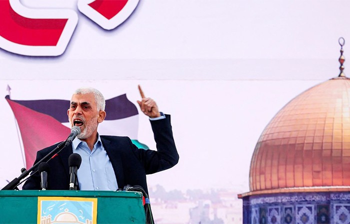 Yahya Sinwar, lãnh đạo Hamas ở Gaza là mục tiêu số 1 của Israel và được cho rằng vẫn đang ẩn náu tại Rafah. Ảnh: ABC