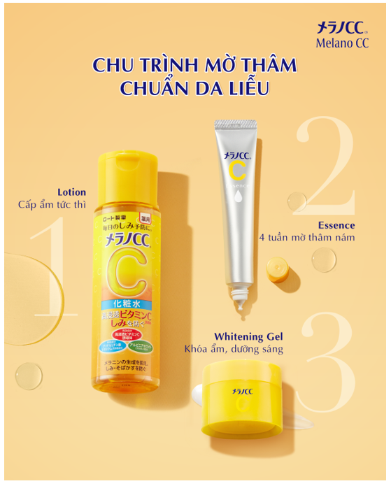 Chu trình sáng da mờ thâm chuẩn da liễu