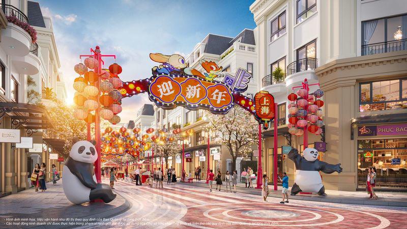 Tuyến phố đi bộ Little Shanghai mang tới những trải nghiệm mua sắm, vui chơi giải trí, ăn uống đẳng cấp bậc nhất trong khu vực