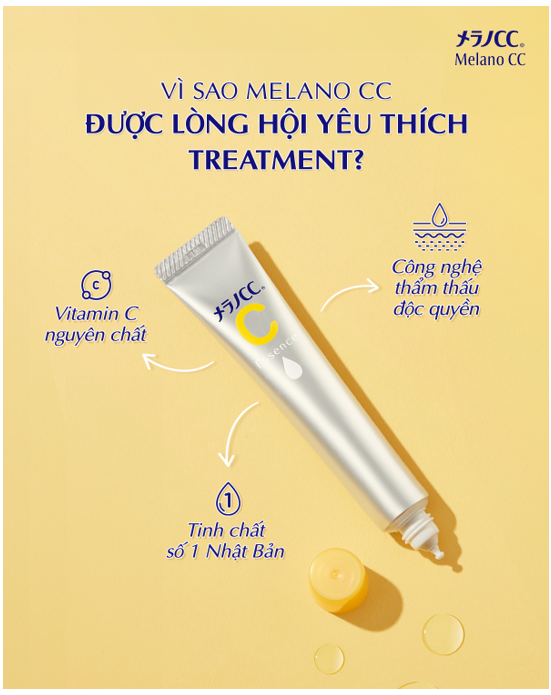 Tinh chất dưỡng trắng Melano CC Whitening Essence