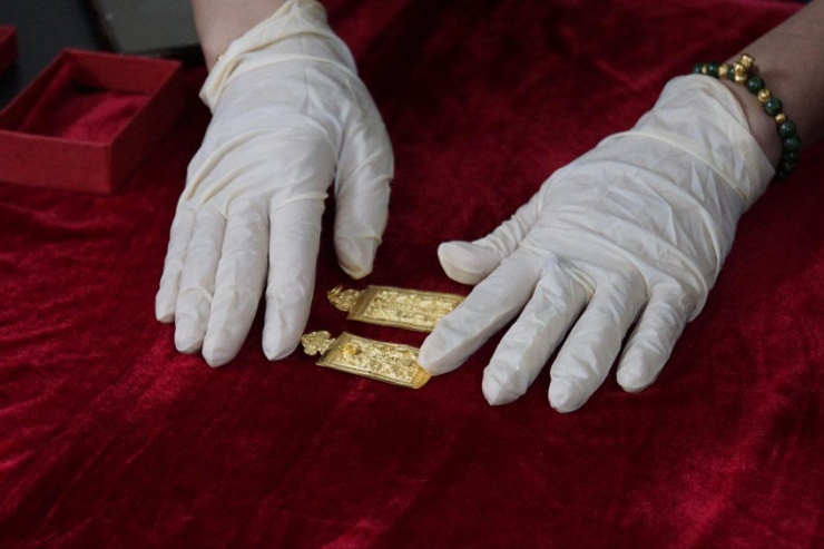 Chiêm ngưỡng 21 hiện vật bằng vàng cung tiến nữ tướng Lê Chân - 6