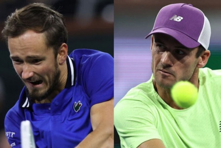 Video tennis Medvedev - Paul: Căng thẳng 3 set, ngược dòng thành công (Indian Wells)