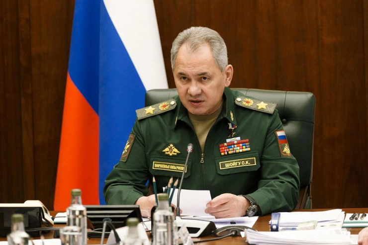 Bộ trưởng Quốc phòng Nga Sergei Shoigu. Ảnh: The Times