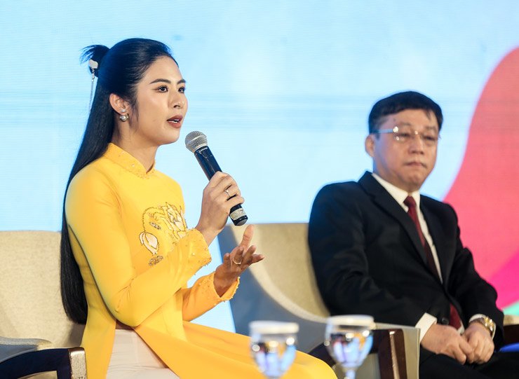 Ngọc Hân tham dự sự kiện Ngày Quyền người tiêu dùng Việt Nam