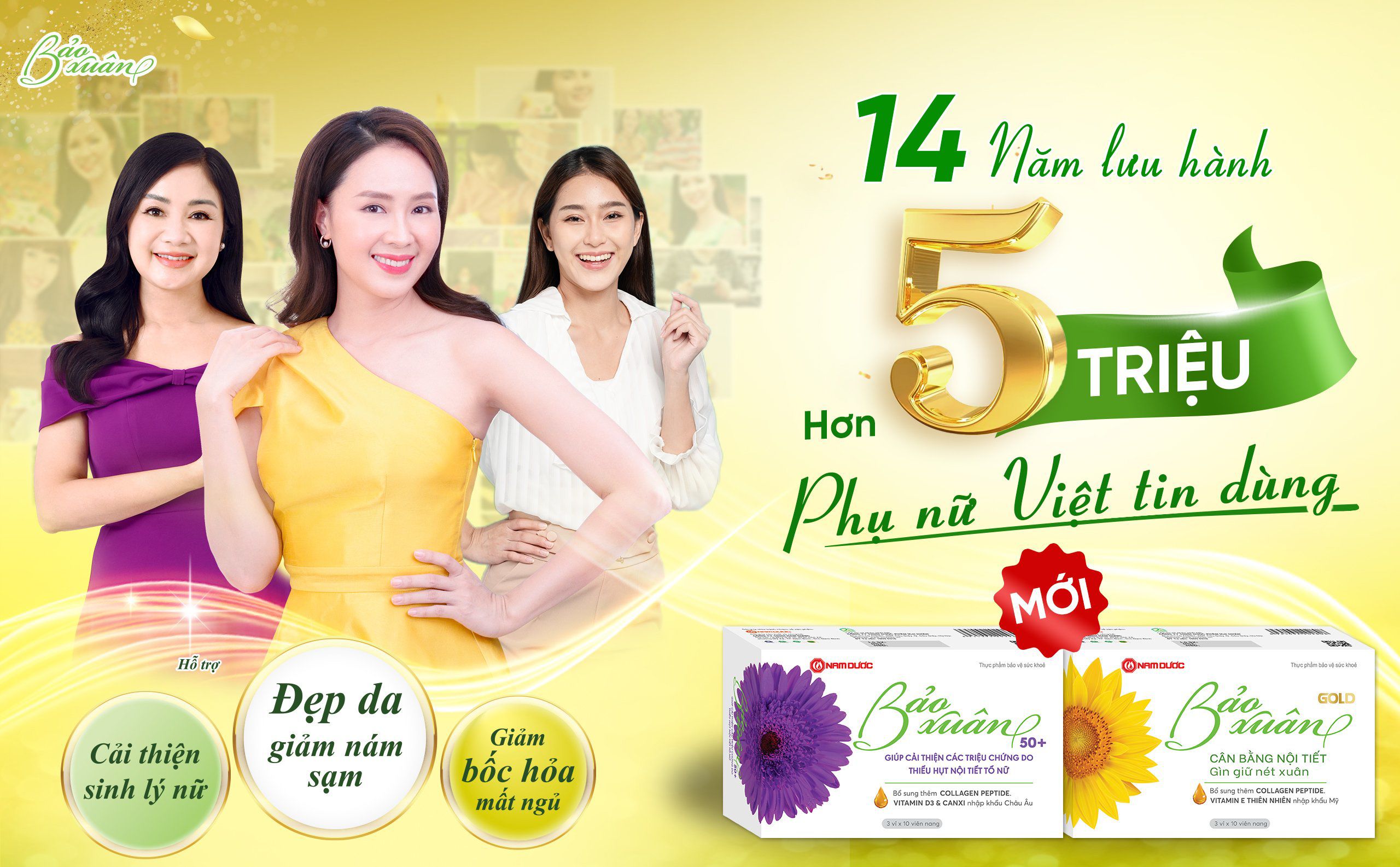 Bảo Xuân tự hào hành trình 14 năm với hơn 5 triệu phụ nữ Việt tin dùng.